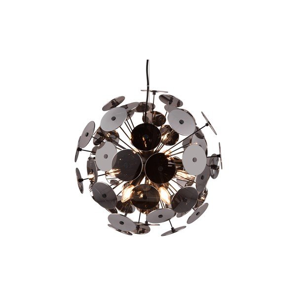 Matne čierne závesné svietidlo Discalgo – Trio