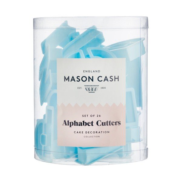 Sada 26 vykrajovadiel na cukrovinky v tvare písmeniek Mason Cash Alphabet-image-1