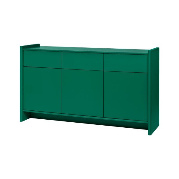 Zelená komoda 160x91x46 cm Rali – noo.ma