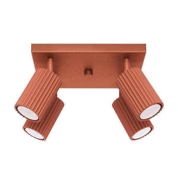 Bodové svietidlo v tehlovej farbe 25x25 cm Gleam – Sollux