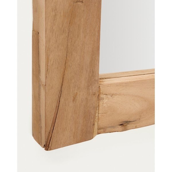 Nástenné zrkadlo s dreveným rámom 80x180 cm Maden – Kave Home-image-3
