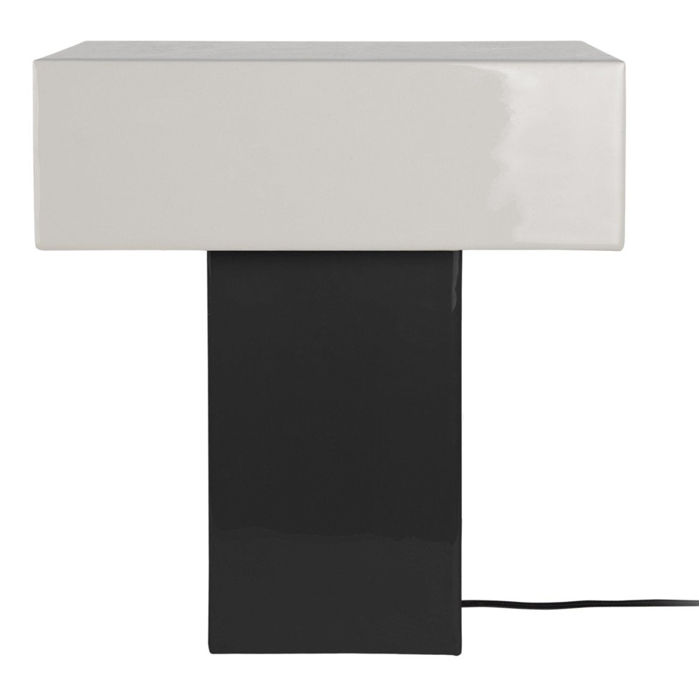 E-shop Čierna stolová lampa (výška 35 cm) Grato Recto – Leitmotiv