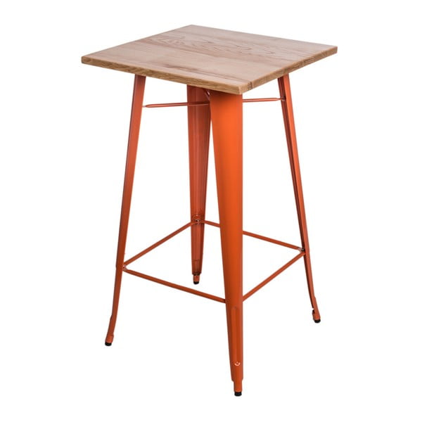 Oranžový barový stôl D2 Paris Ash Wood