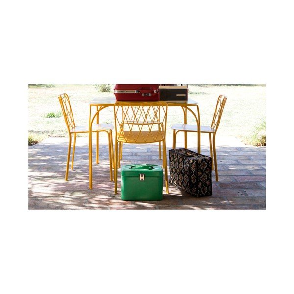 Žltý záhradný stolík Fermob Kintbury-image-1