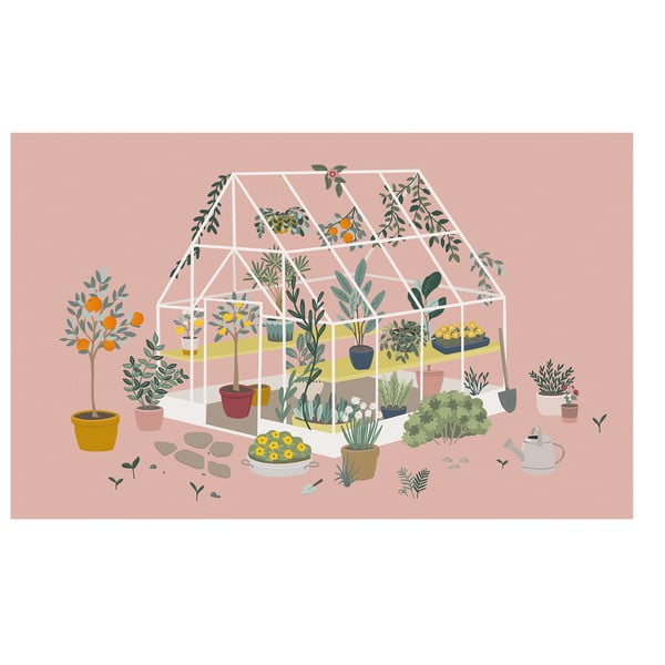 Detská tapeta 400 cm x 248 cm The Green House – Lilipinso
