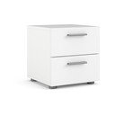 Biely nočný stolík Pepe - Tvilum