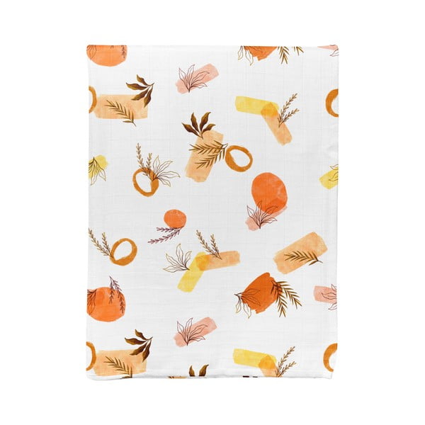 Biela mušelínová detská deka 75x100 cm Rhapsody – Mijolnir