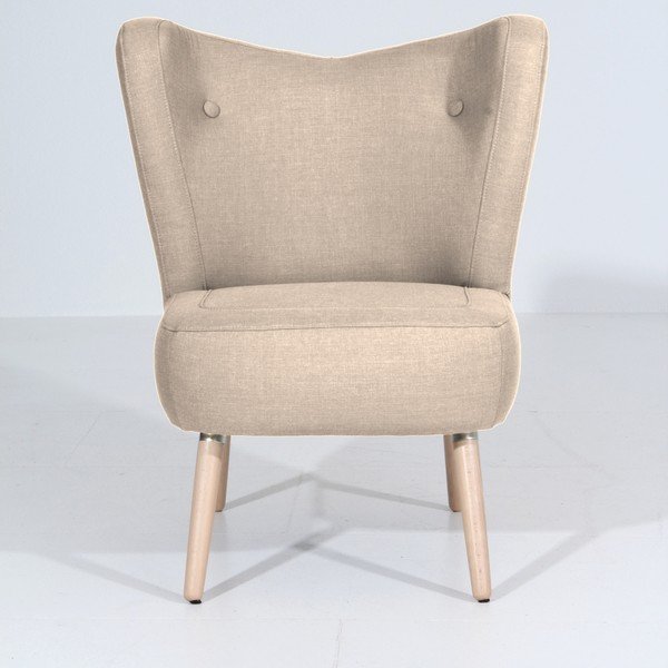 Béžové kreslo Max Winzer Sari-image-3