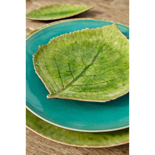 Zelený kameninový tanier Costa Nova Riviera, 19 x 22 cm-image-1