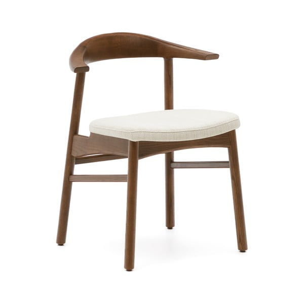 Hnedá/béžová jedálenská stolička Timons – Kave Home