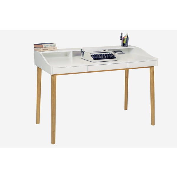 Pracovný stôl so sekretárom 60x120 cm Lindenhof – Woodman-image-4