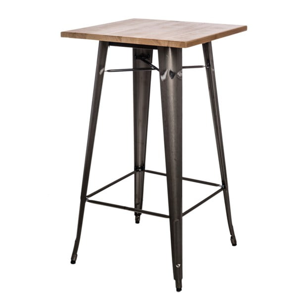 Kovový barový stôl D2 Paris Ash Wood