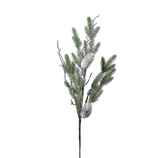 Vianočná dekorácia v tvare jehličnaté vetvy Ego Dekor, výška 60 cm