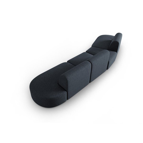 Tmavomodrá pohovka 412 cm Shane – Micadoni Home-image-3