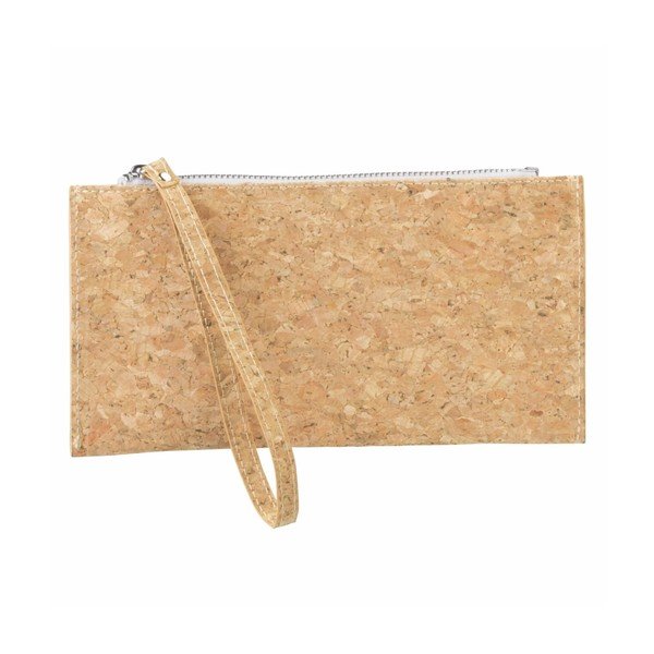 Kozmetická taštička z korku a vegánskej kože InterDesign Quin Accessory Clutch-image-2