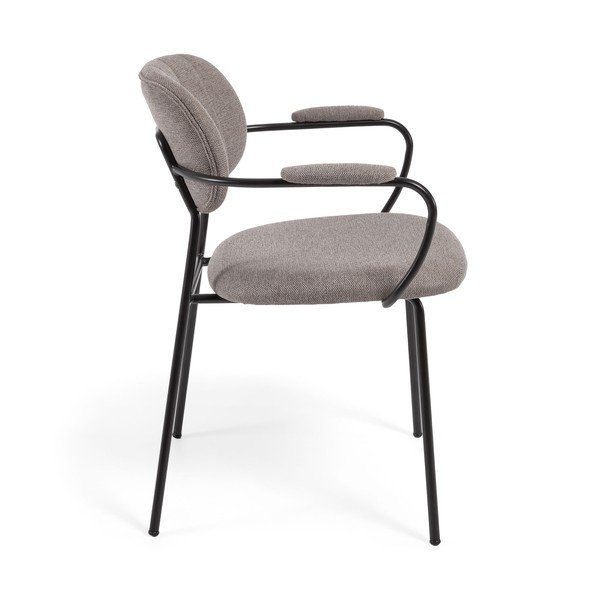 Svetlohnedá jedálenská stolička Auxtina – Kave Home-image-2