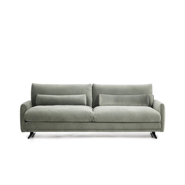Zelená zamatová pohovka 240 cm Veliro – Kave Home