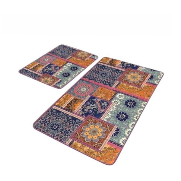 Zamatové kúpeľňové predložky v súprave 2 ks 60x100 cm – Mila Home