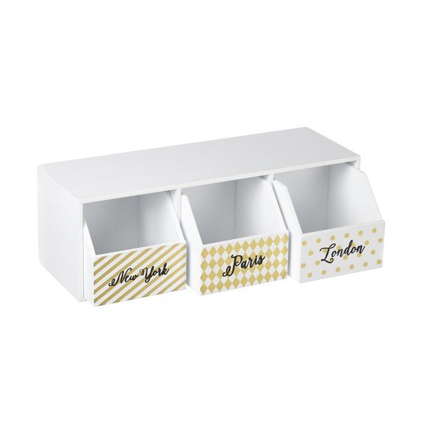 Úložný box s 3 zásuvkami Unimasa Cities-image-1