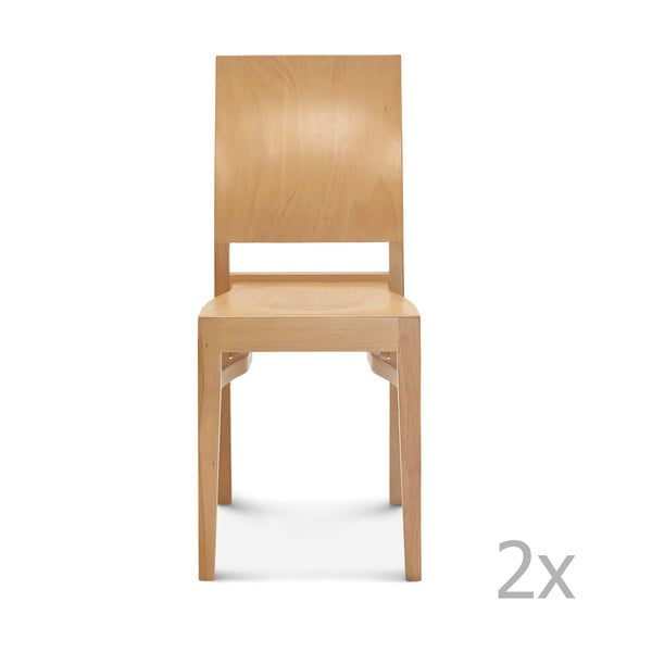Sada 2 drevených stoličiek Fameg Aslog