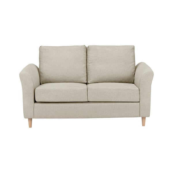 Béžová dvojmiestna pohovka Kooko Home Smooth-image-4