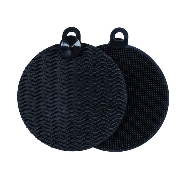 Súprava 2 silikonových špongií na umývanie riadu Wenko Black Outdoor Kitchen-image-2
