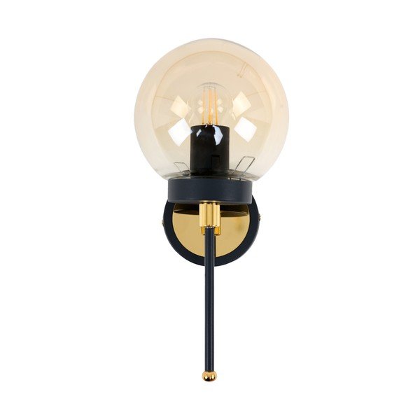 Čierne/v zlatej farbe nástenné svietidlo ø 15 cm Tokyo – Squid Lighting
