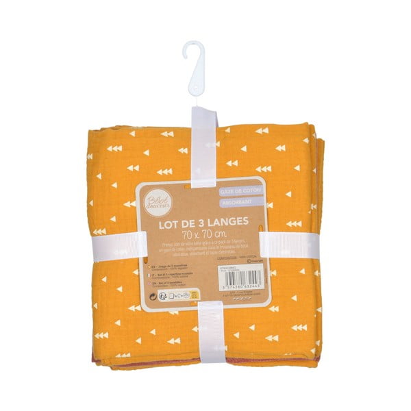 Mušelínové plienky 3 ks – Bébé Douceur-image-4