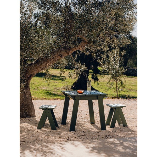 Zelená drevená záhradná stolička Navo – noo.ma-image-2