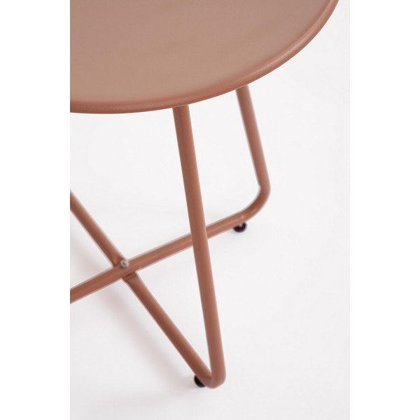 Oceľový okrúhly záhradný stolík ø 45 cm Jable – Bizzotto-image-1