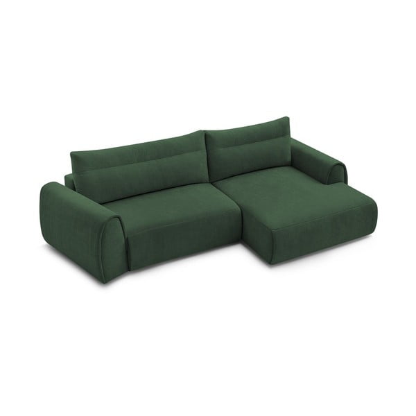 Tmavozelená rohová pohovka Aden – Bobochic Paris-image-4