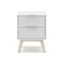 Biely nočný stolík Campus - Marckeric