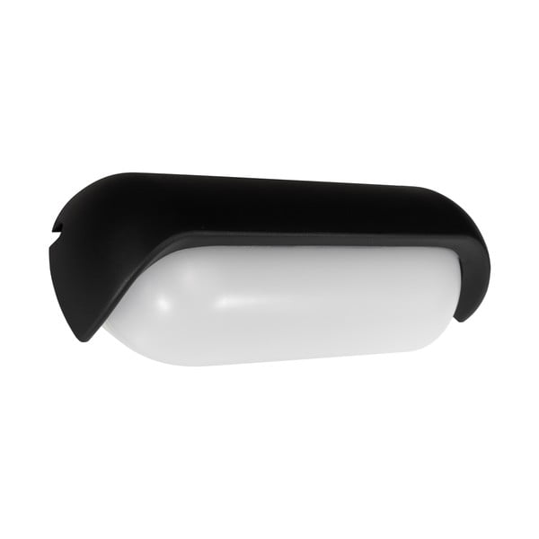 Čierne nástenné svietidlo SULION Sia, dĺžka 20 cm