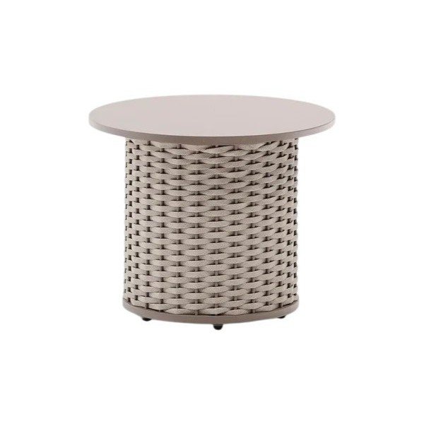 Kovový okrúhly záhradný stolík ø 50 cm Sedalis – Kave Home