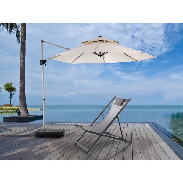 Biely slnečník ø 350 cm Numana – Tomasucci-image-1