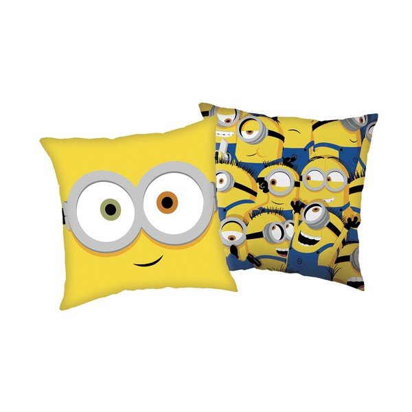 Detský vankúšik ø 40 cm Mimoni "Watch me" – Jerry Fabrics