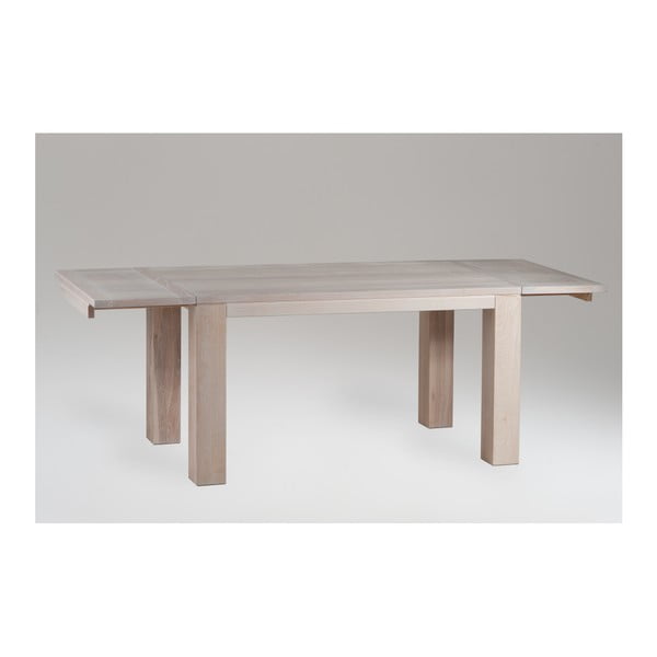 Rozkladací jedálenský stôl z jaseňového dreva Castagnetti Nevada, 140 cm