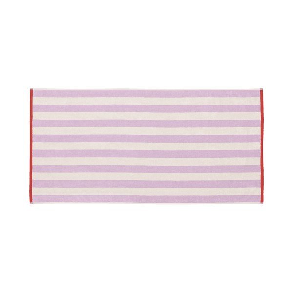 Froté bavlnená osuška v levanduľovej farbe/krémovobiela 70x140 cm Gobo – noo.ma-image-2