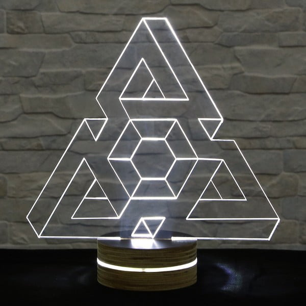 3D stolová lampa Triangle I