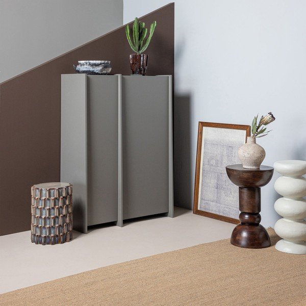 Okrúhly odkladací stolík z mangového dreva ø 46 cm Emel – WOOOD-image-2