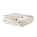 Krémovobiely prešívaný pléd z mikrovlákna 240x260 cm Softa – Restilo