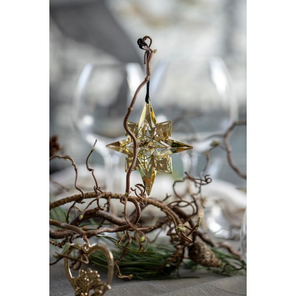 Závesná vianočná dekorácia v zlatej farbe Kähler Design-image-1
