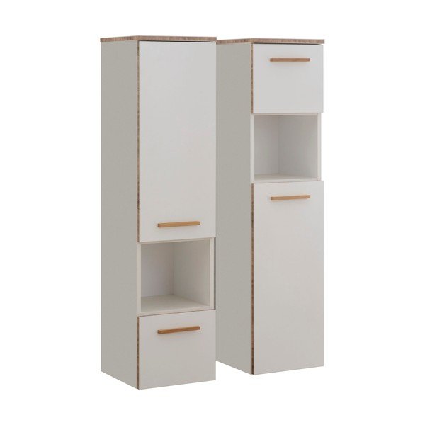 Biela vysoká závesná kúpeľňová skrinka 30x123 cm Set 931 - Pelipal-image-1