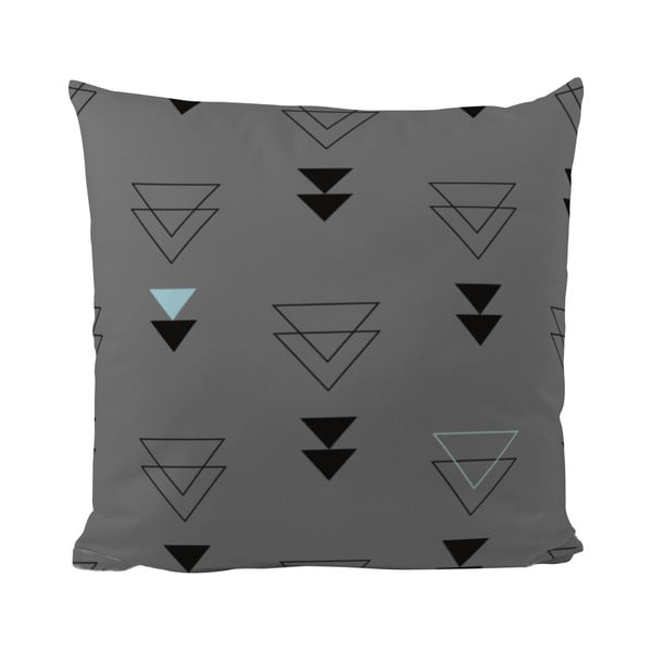 Vankúš Triangles in Grey, 50x50 cm