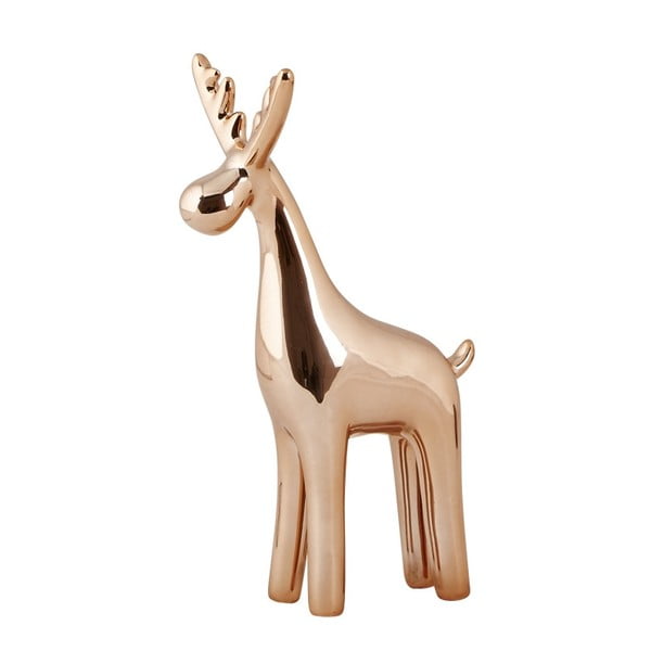 Dekoratívna soška KJ Collection Reindeer Ceramic Copper