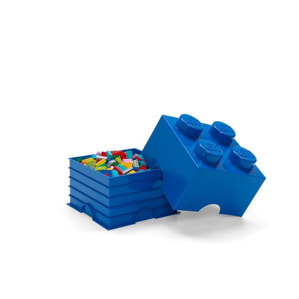 Modrý úložný box štvorec LEGO®-image-1