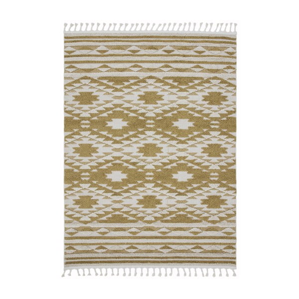 Žltý koberec Asiatic Carpets Taza, 200 x 290 cm