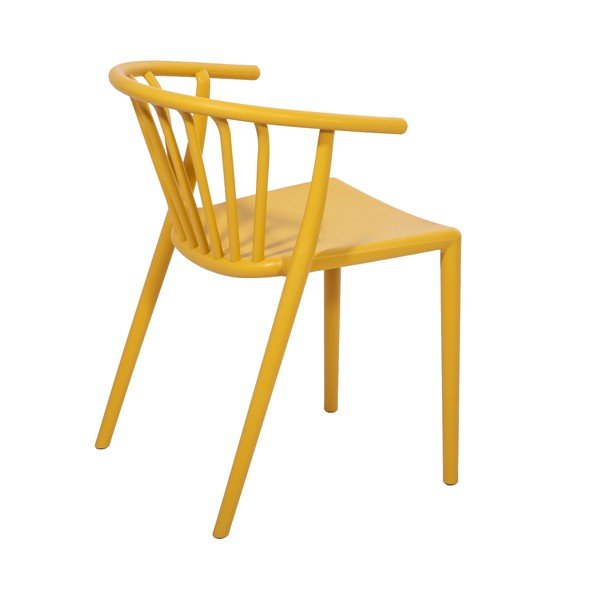 Žltá záhradná stolička Bonami Essentials Capri-image-4