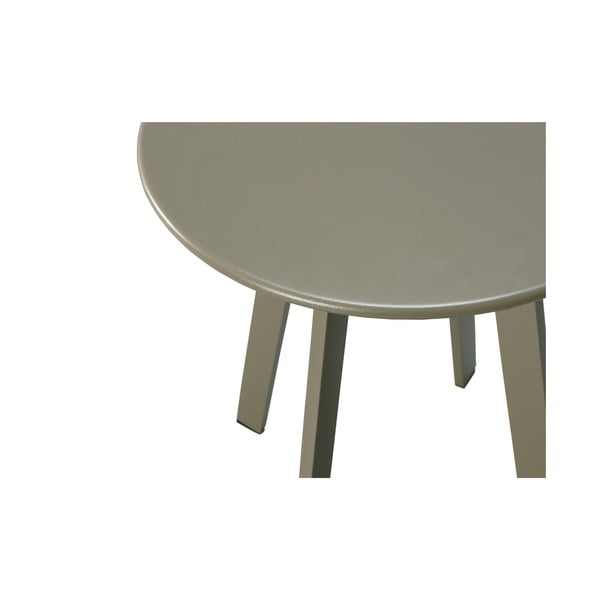 Zelený železný zahradný konferenčný stolík WOOOD Fer, ø 40 cm-image-1