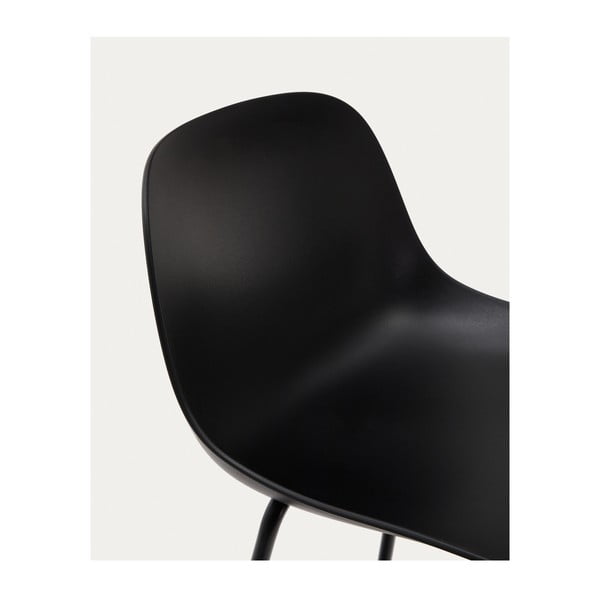 Čierna barová stolička (výška sedadla 74 cm) Altea – Kave Home-image-3